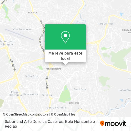 Sabor and Arte Delicias Caseiras mapa