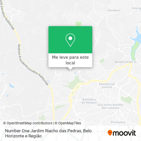 Number One Jardim Riacho das Pedras mapa