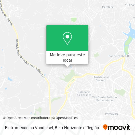 Eletromecanica Vandiesel mapa