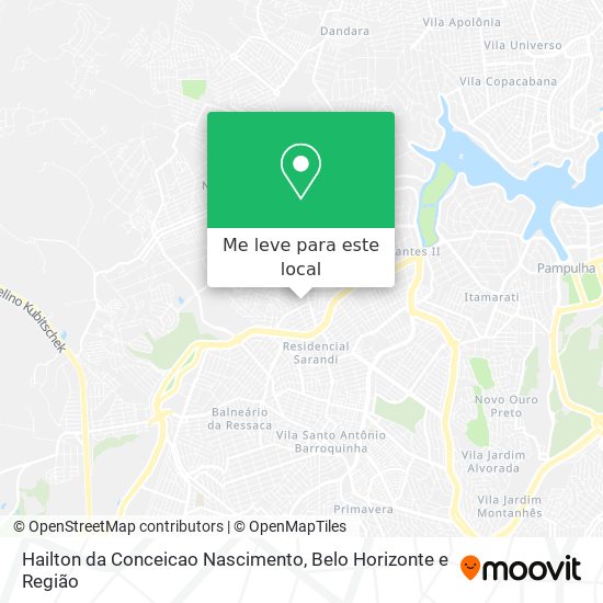 Hailton da Conceicao Nascimento mapa
