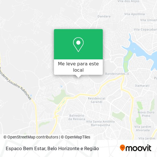 Espaco Bem Estar mapa