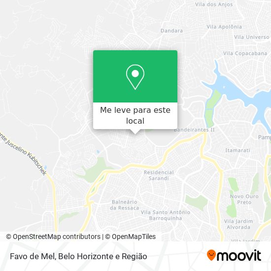 Favo de Mel mapa