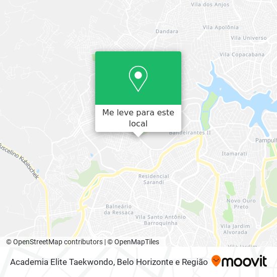 Academia Elite Taekwondo mapa