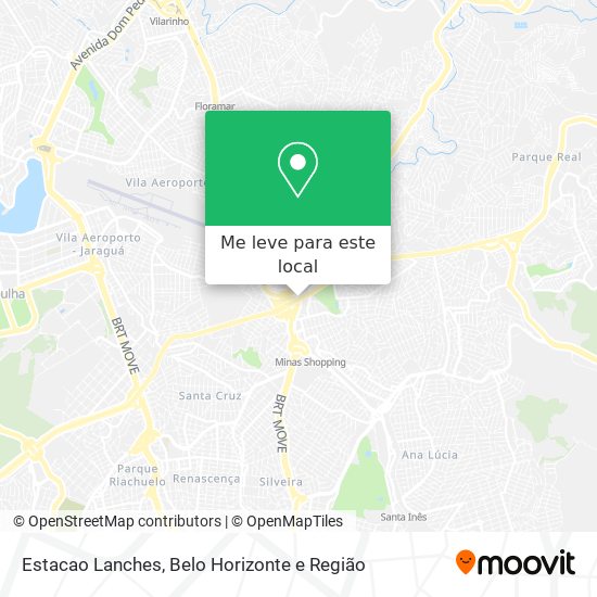 Estacao Lanches mapa