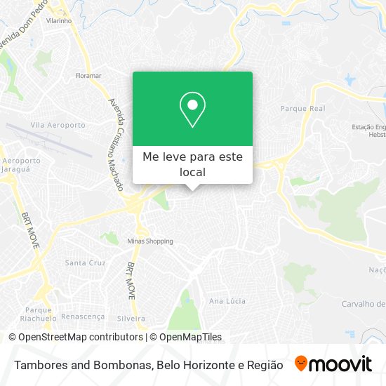 Tambores and Bombonas mapa