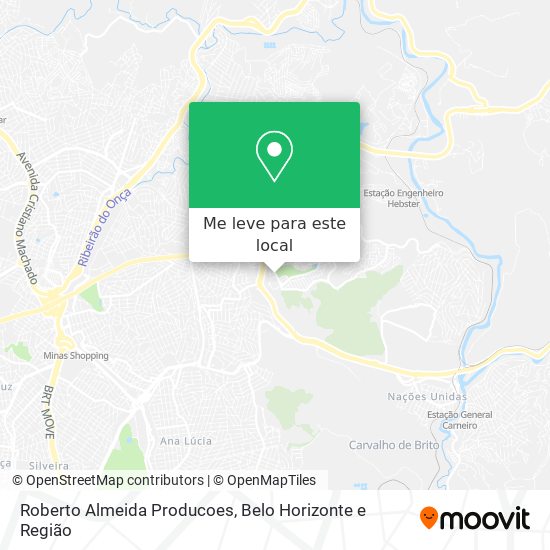 Roberto Almeida Producoes mapa