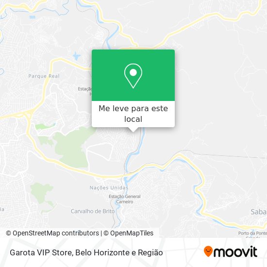 Garota VIP Store mapa