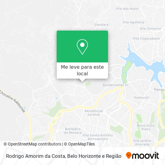 Rodrigo Amorim da Costa mapa
