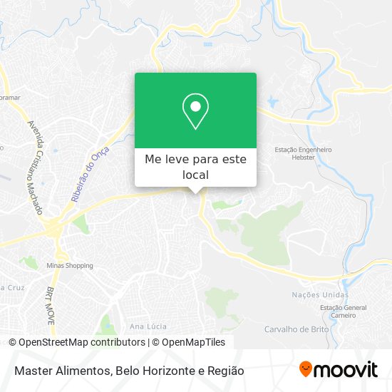Master Alimentos mapa
