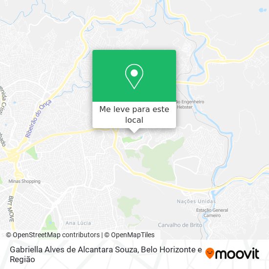 Gabriella Alves de Alcantara Souza mapa