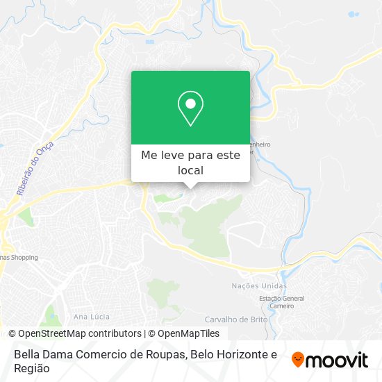 Bella Dama Comercio de Roupas mapa