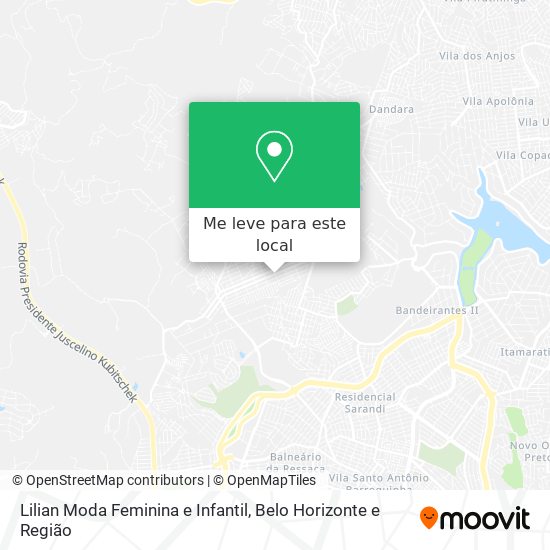 Lilian Moda Feminina e Infantil mapa