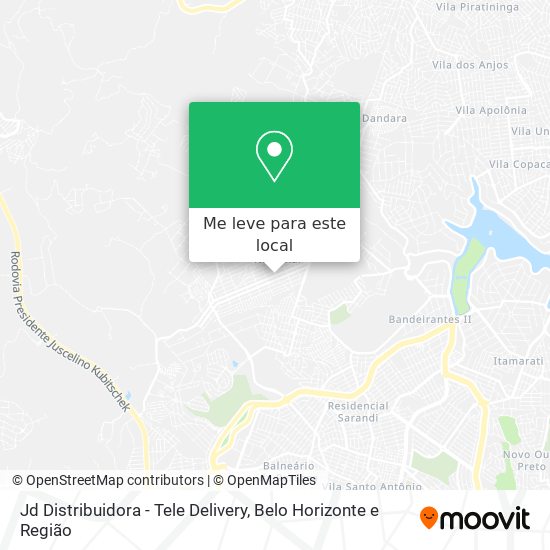 Jd Distribuidora - Tele Delivery mapa