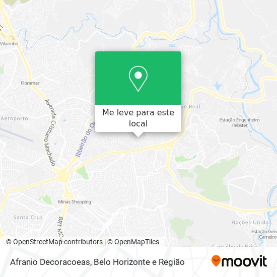 Afranio Decoracoeas mapa
