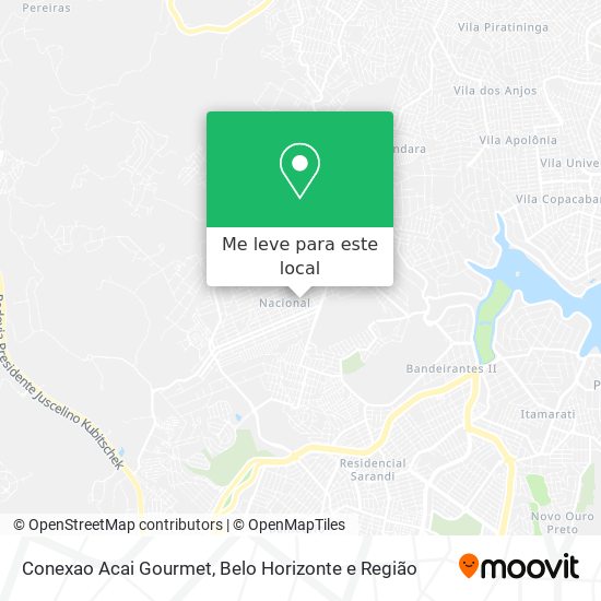 Conexao Acai Gourmet mapa