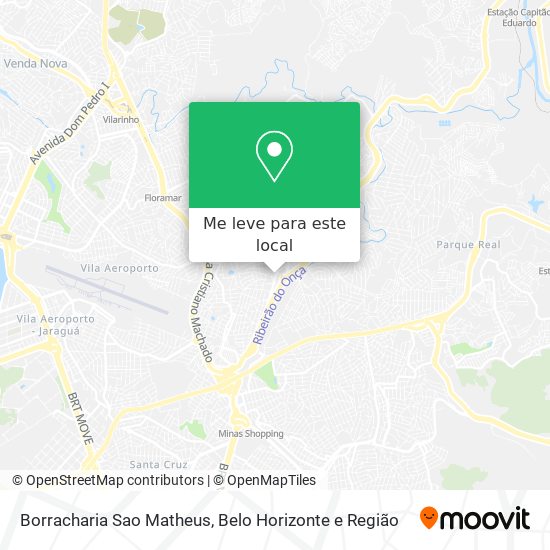 Borracharia Sao Matheus mapa