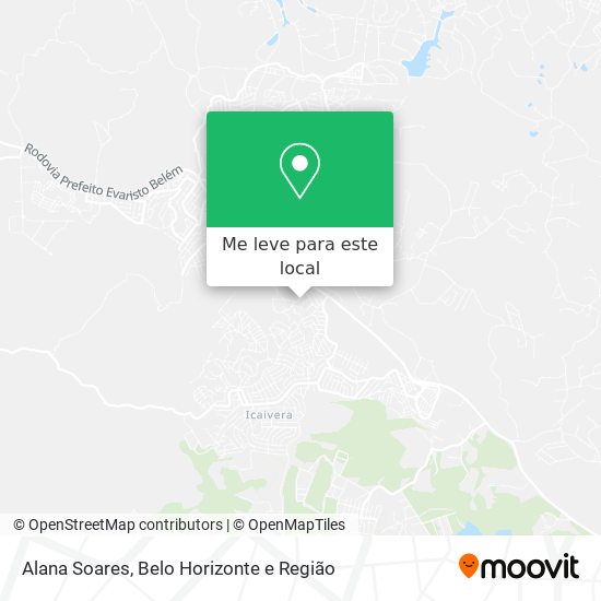 Alana Soares mapa