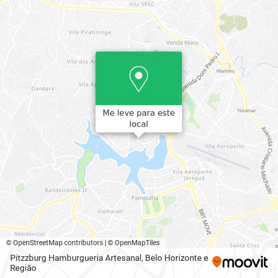 Pitzzburg Hamburgueria Artesanal mapa