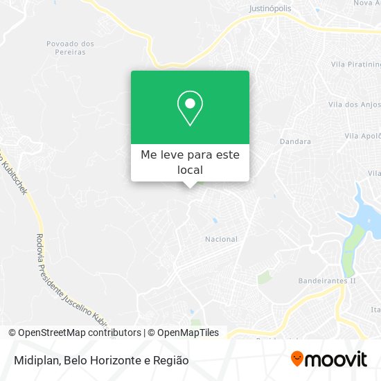 Midiplan mapa