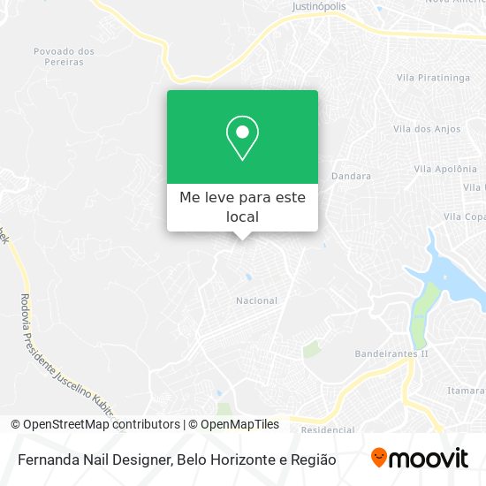 Fernanda Nail Designer mapa