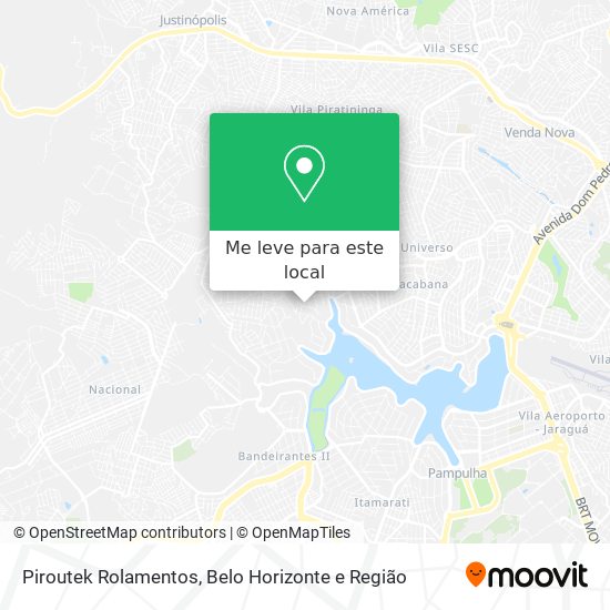 Piroutek Rolamentos mapa