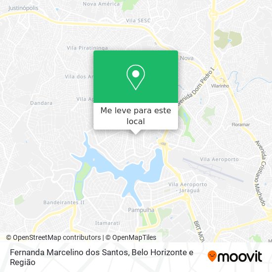 Fernanda Marcelino dos Santos mapa