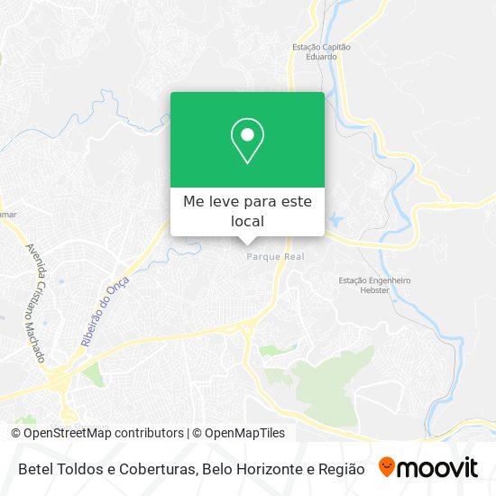 Betel Toldos e Coberturas mapa