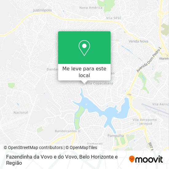 Fazendinha da Vovo e do Vovo mapa