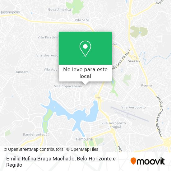 Emilia Rufina Braga Machado mapa