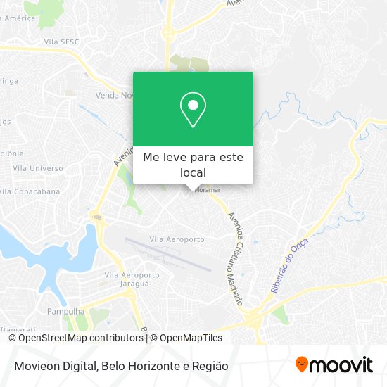 Movieon Digital mapa