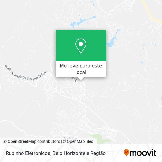 Rubinho Eletronicos mapa