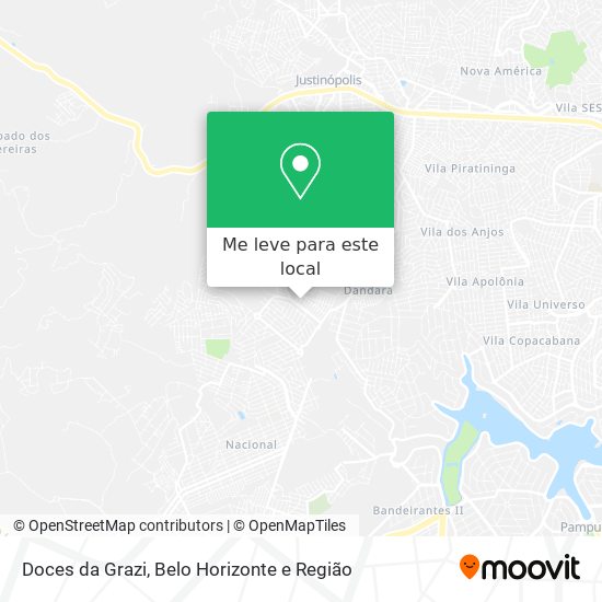 Doces da Grazi mapa