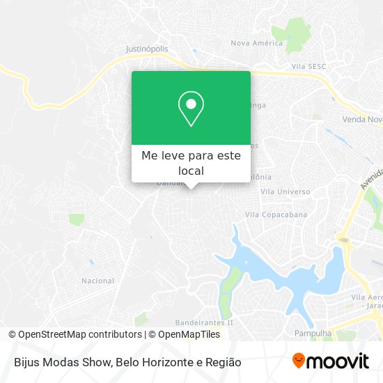 Bijus Modas Show mapa