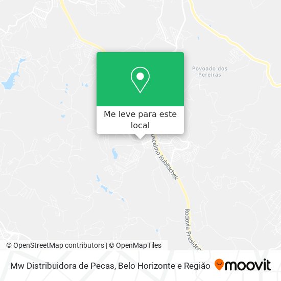 Mw Distribuidora de Pecas mapa