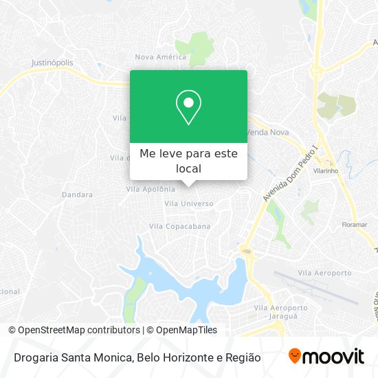 Drogaria Santa Monica mapa