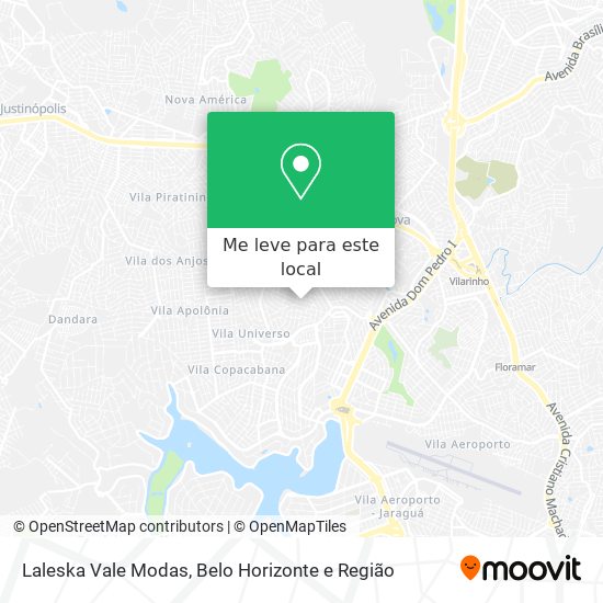 Laleska Vale Modas mapa