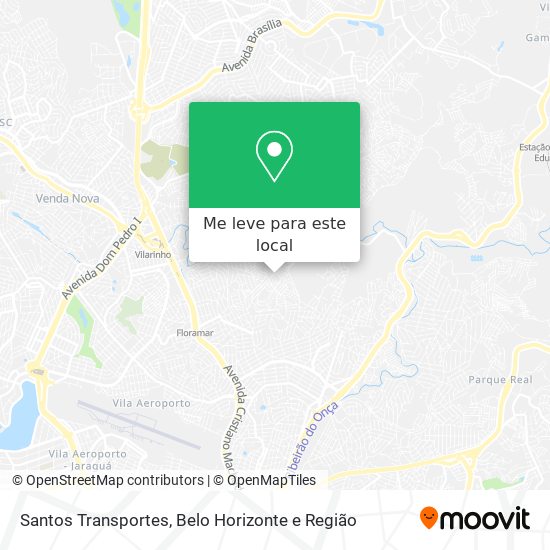 Santos Transportes mapa
