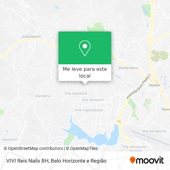 VIVI Reis Nails BH mapa