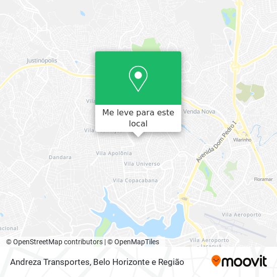 Andreza Transportes mapa