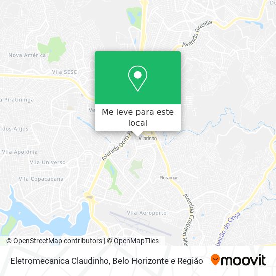Eletromecanica Claudinho mapa