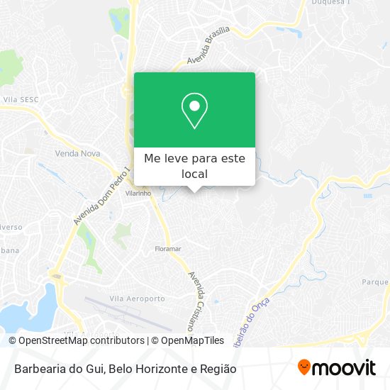 Barbearia do Gui mapa