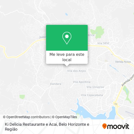 Ki Delicia Restaurante e Acai mapa