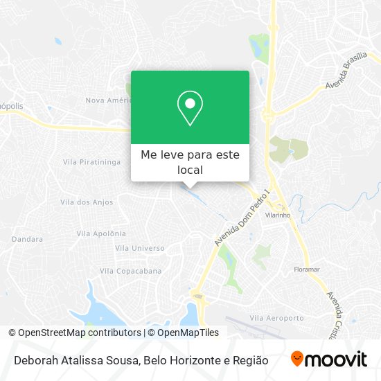Deborah Atalissa Sousa mapa