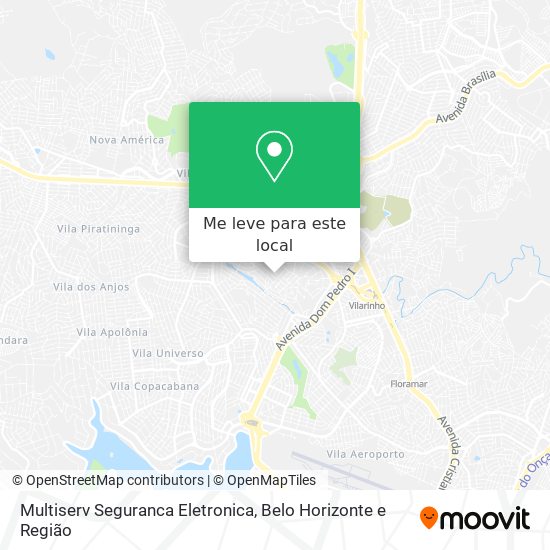 Multiserv Seguranca Eletronica mapa