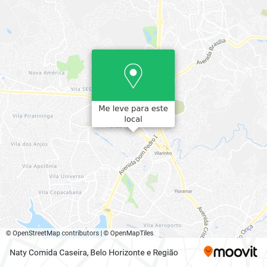 Naty Comida Caseira mapa