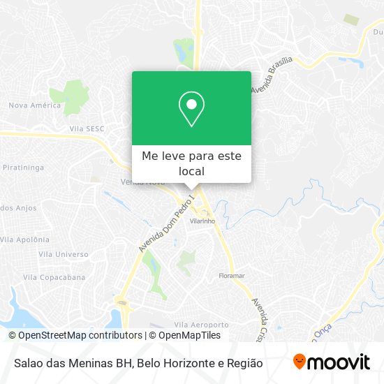 Salao das Meninas BH mapa