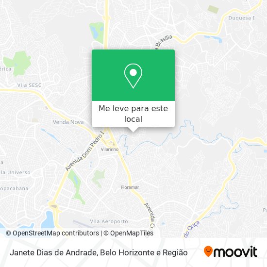 Janete Dias de Andrade mapa