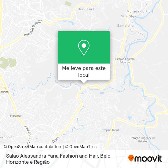 Salao Alessandra Faria Fashion and Hair mapa