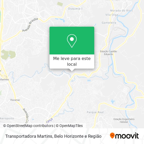 Transportadora Martins mapa