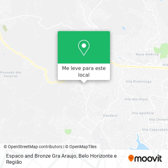 Espaco and Bronze Gra Araujo mapa